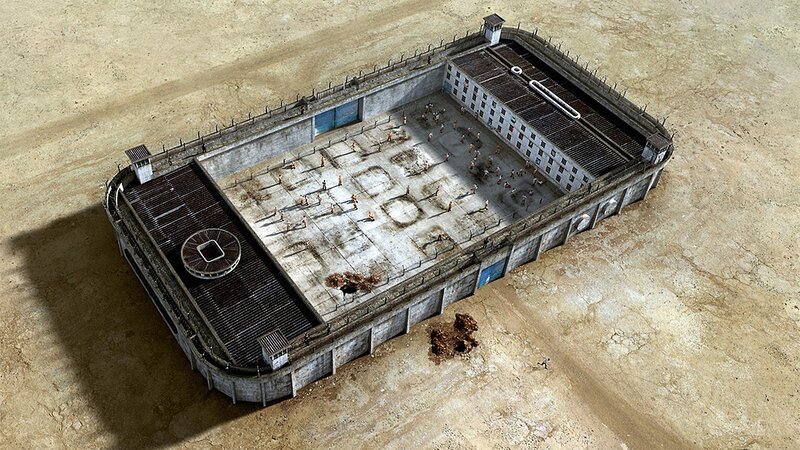 Prison Courtyard