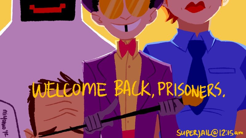 Prison Guard with Prisoners