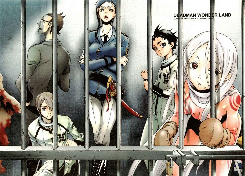 Prison scene from Deadman Wonderland