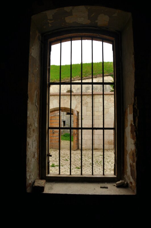 Prison Window View — Brown