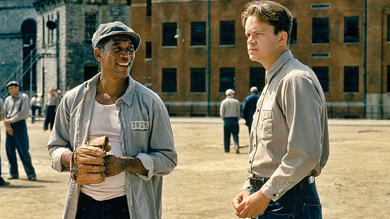 prison yard baseball scene