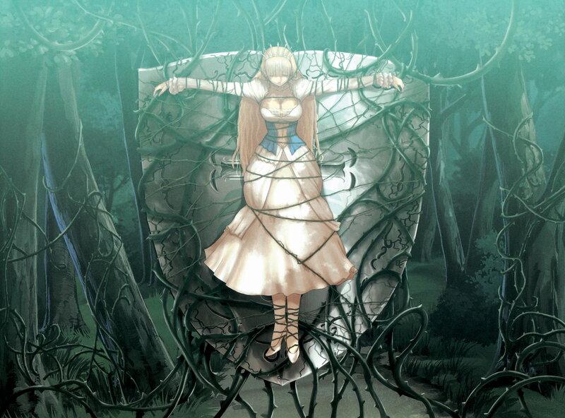prisoner in a thorny forest