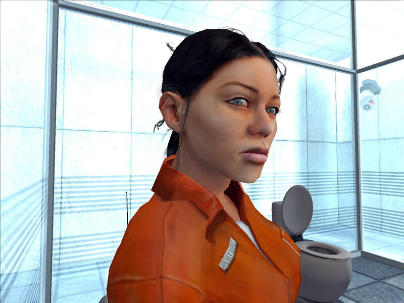 prisoner in orange jumpsuit