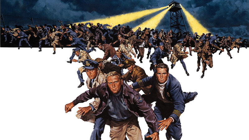 Prisoners escaping at night