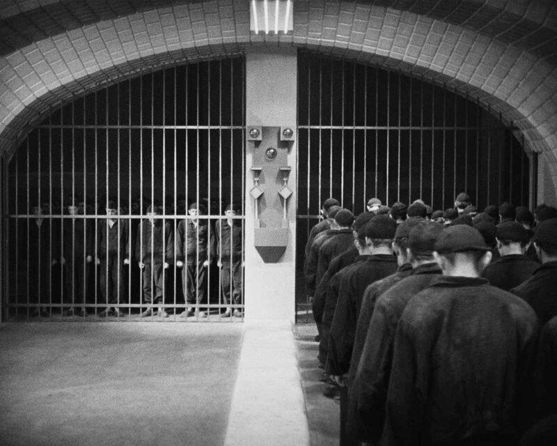Prisoners in a Cell Block