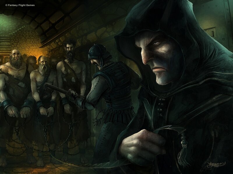 Prisoners in a dungeon