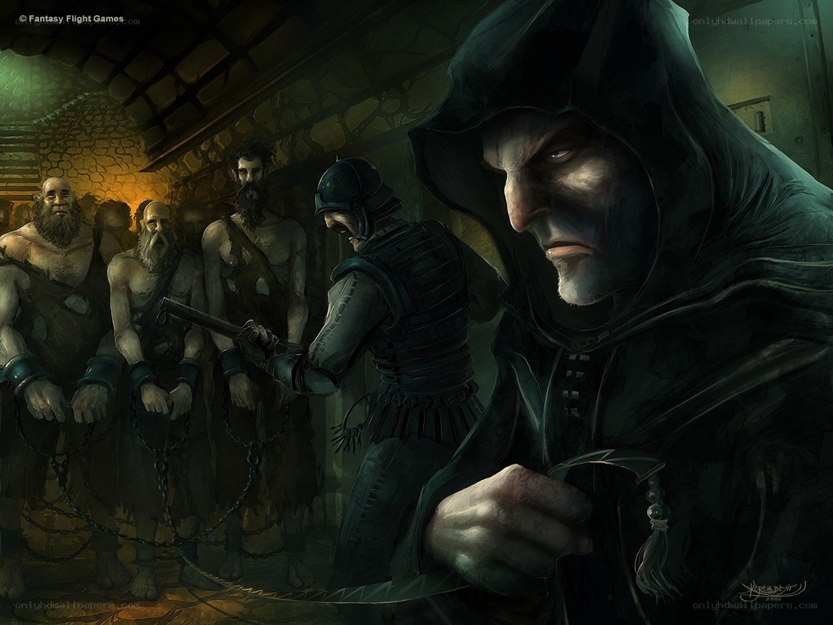 Prisoners in a dungeon