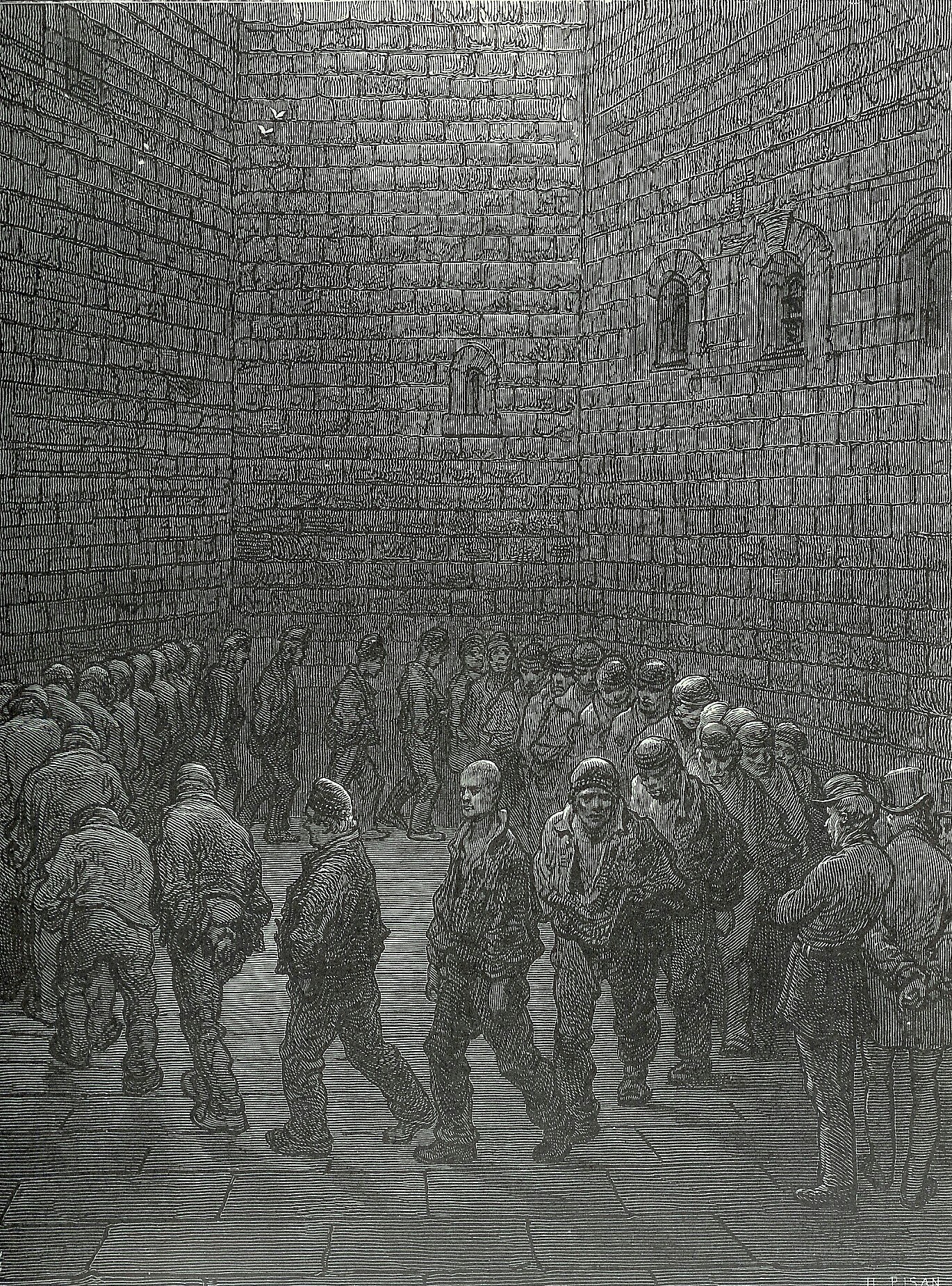 Prisoners in a dungeon