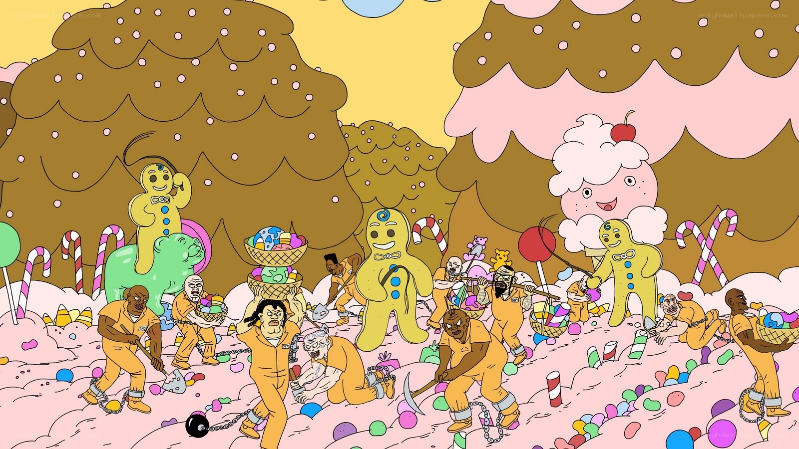 prisoners in candy land