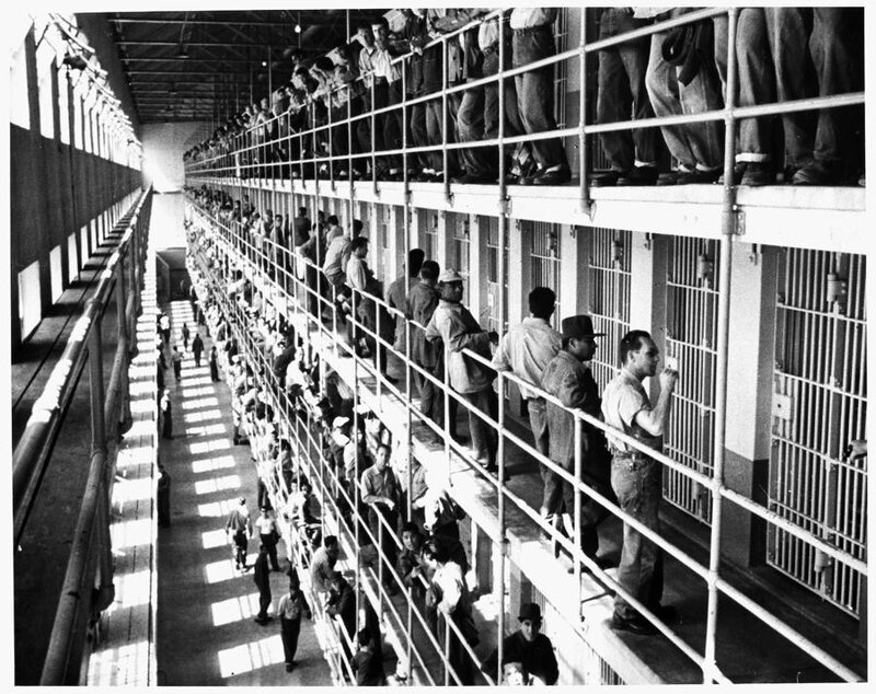 Prisoners in Cell Block