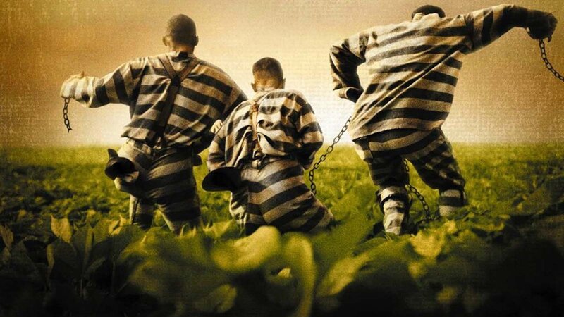 Prisoners in Striped Uniforms — Green