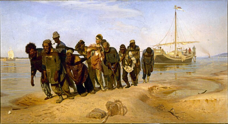 Prisoners on a Beach — Blue