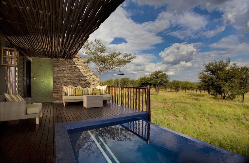 Private Deck with Pool