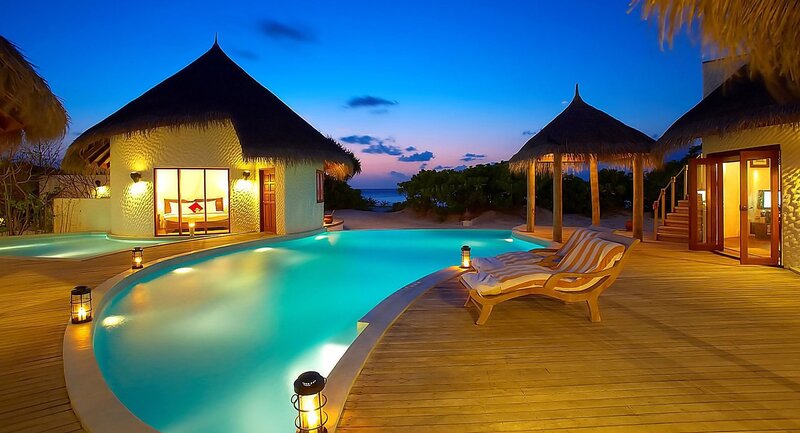 Private Pool Villa — Blue, Serene, Night