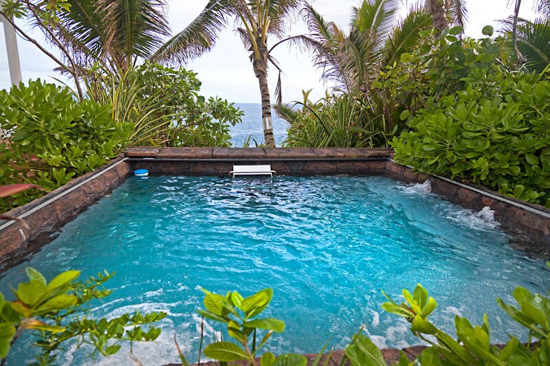 Private Pool with Ocean View — Blue, Serene, Afternoon