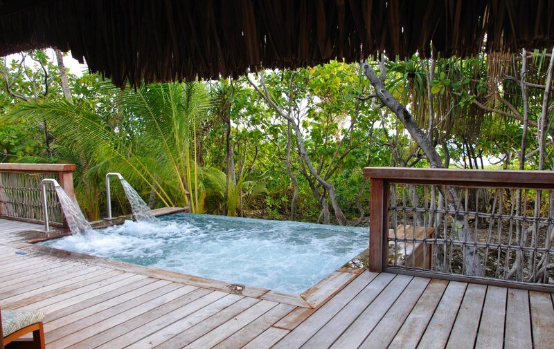 Private Pool with Waterfalls — Brown
