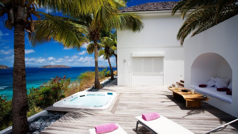 Private Villa with Hot Tub — White