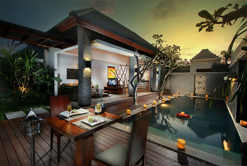 Private Villa with Pool — Brown