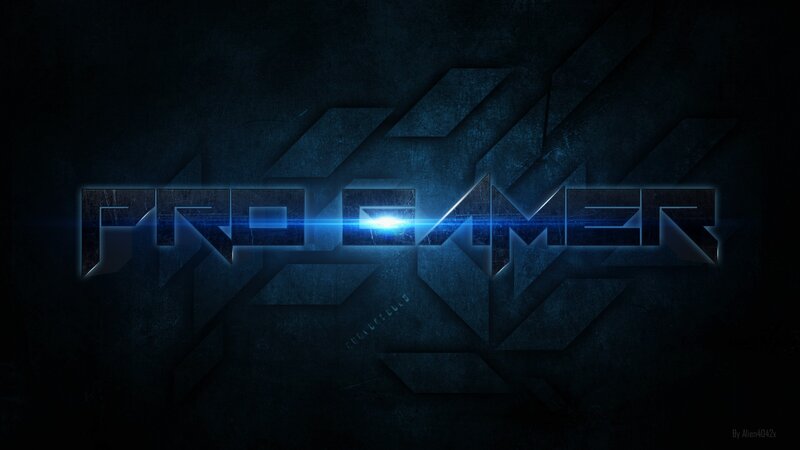 Pro Gamer text logo