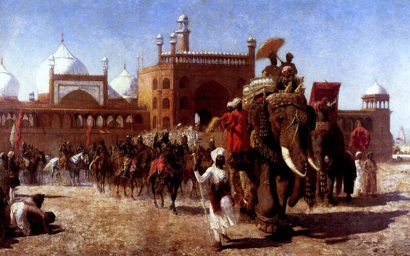 Procession with Elephants