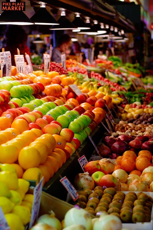 Produce at a Market