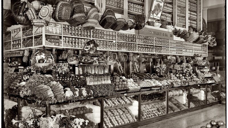 Produce Display in Grocery