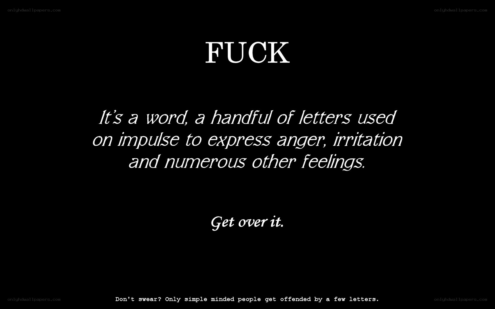 profanity definition and defense