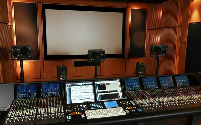 professional audio mixing studio