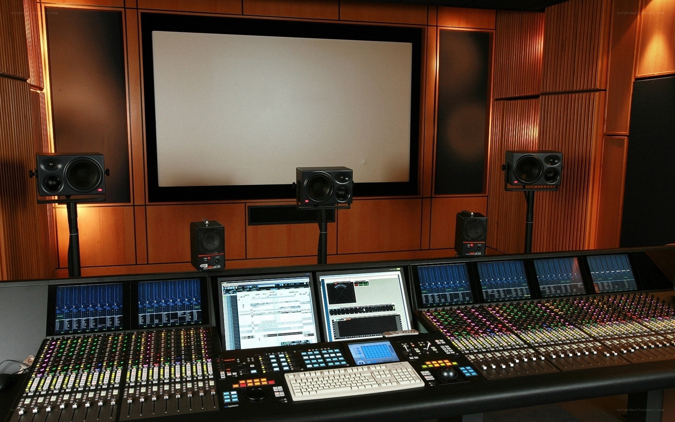 professional audio mixing studio