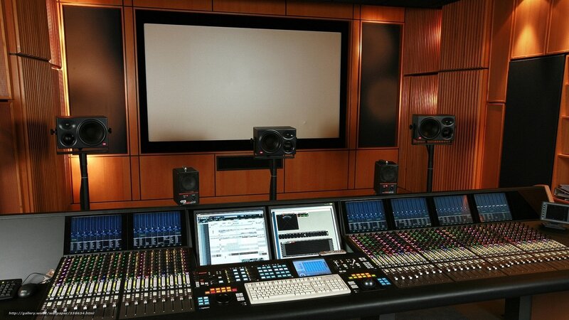 professional audio mixing studio