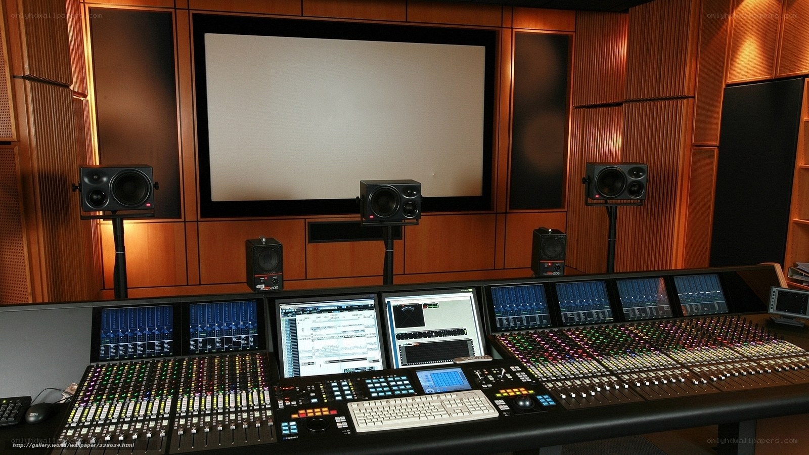 professional audio mixing studio