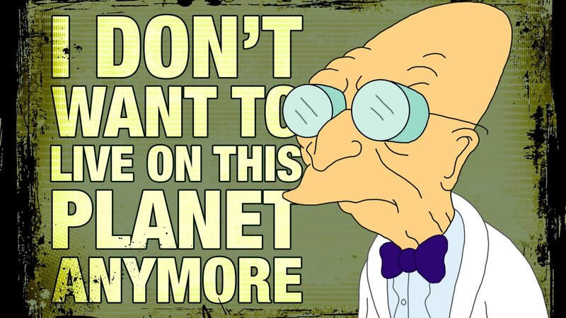Professor Farnsworth — Green, Grumpy