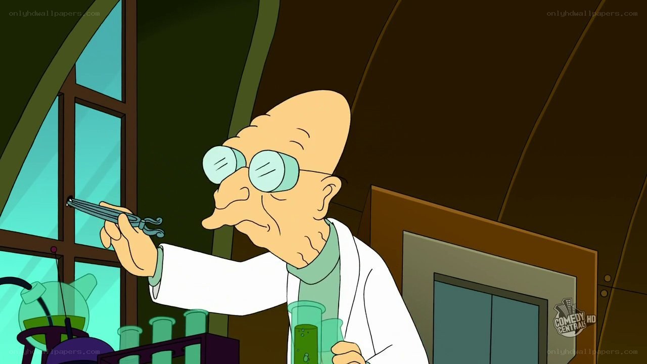 Professor Farnsworth in lab