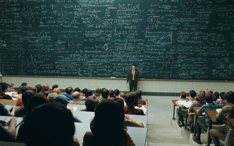 Professor in Lecture Hall