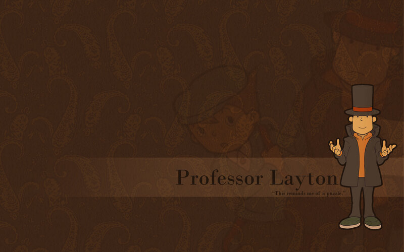 Professor Layton character art