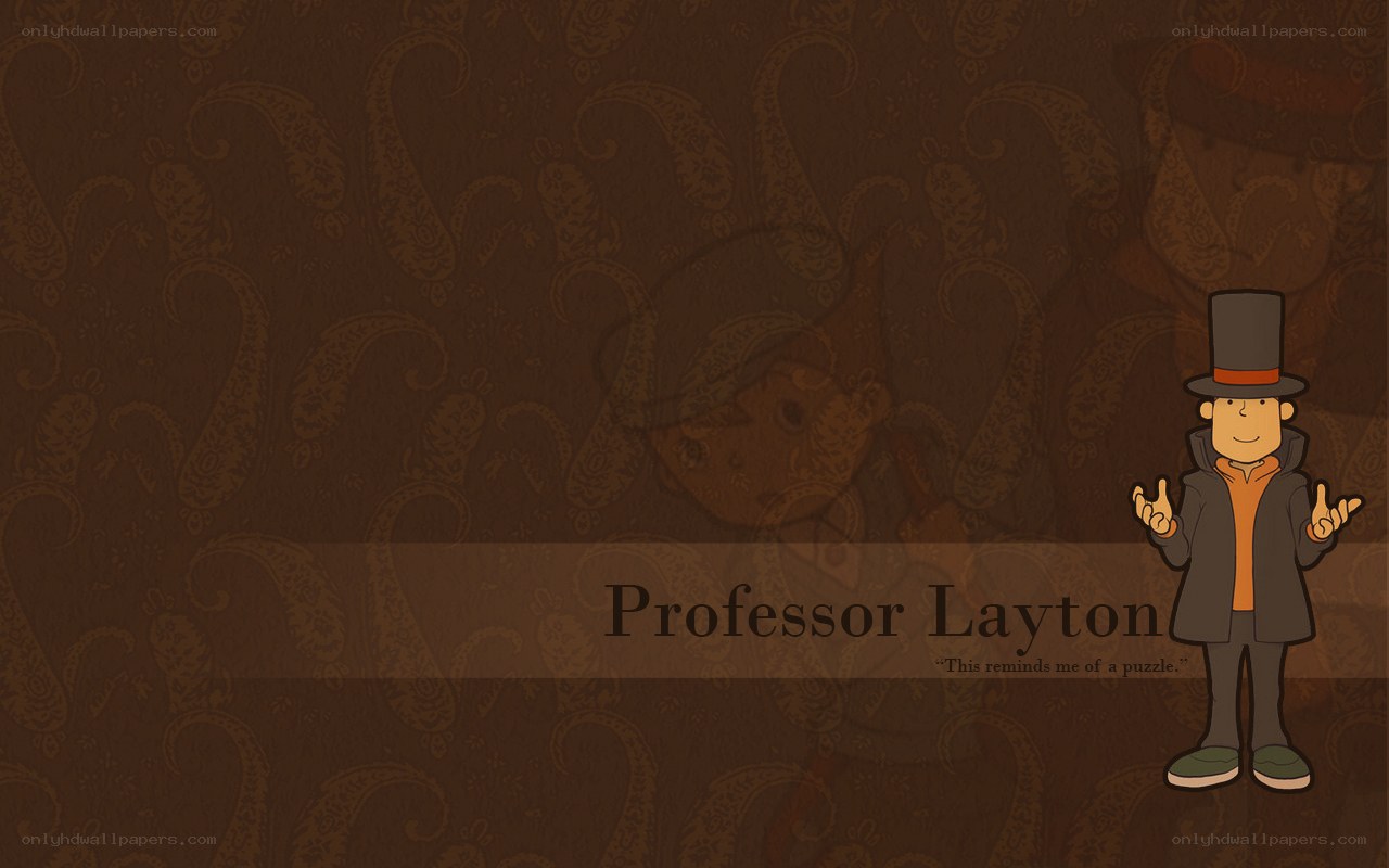 Professor Layton character art