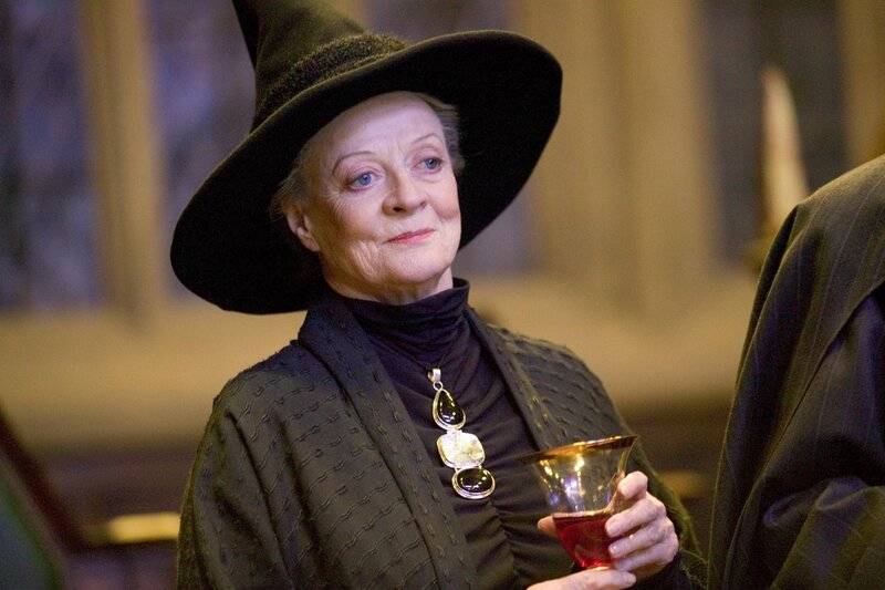 Professor McGonagall holding a goblet