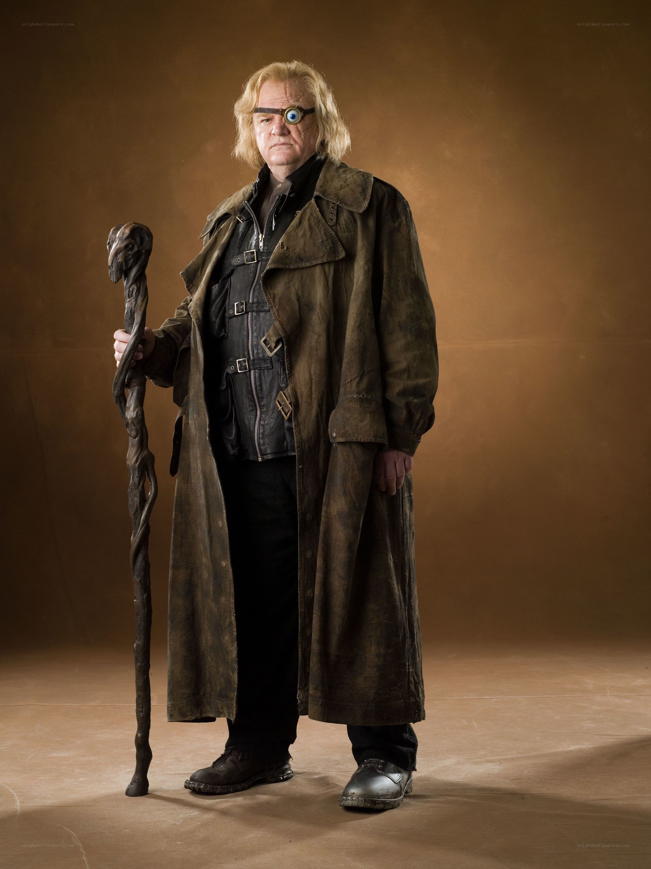 Professor Moody with magical staff