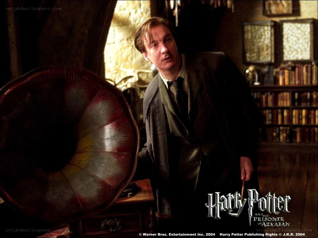 Professor Snape in the library