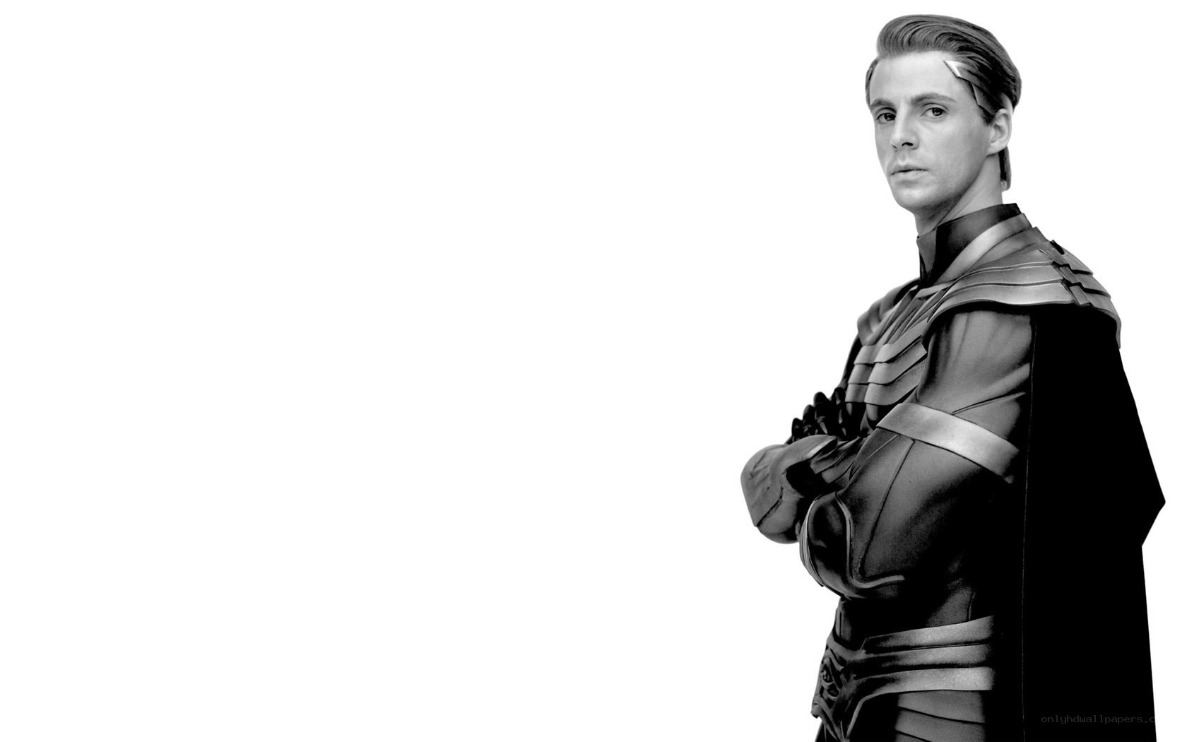 Professor X in black and white