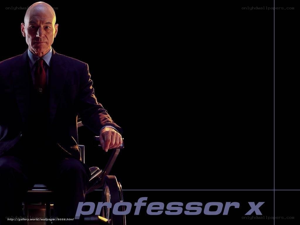 Professor X in wheelchair