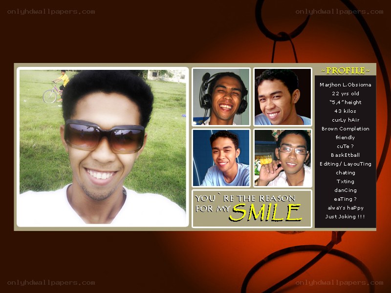 Profile collage with photos