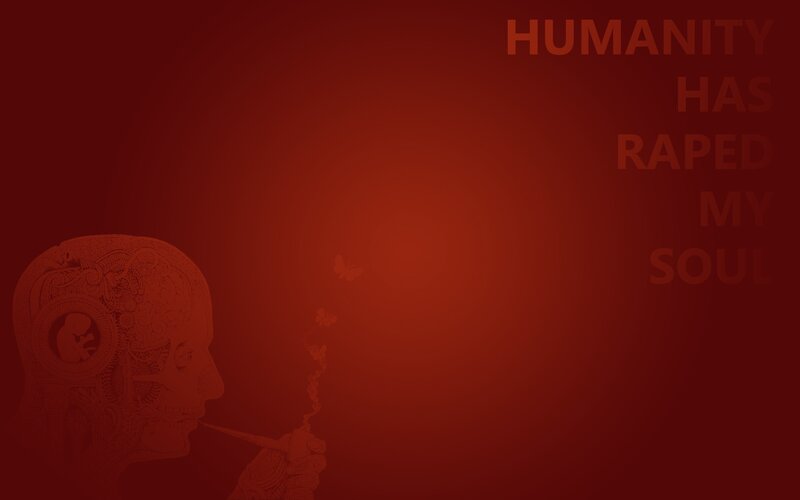 Profile of a Person — Red
