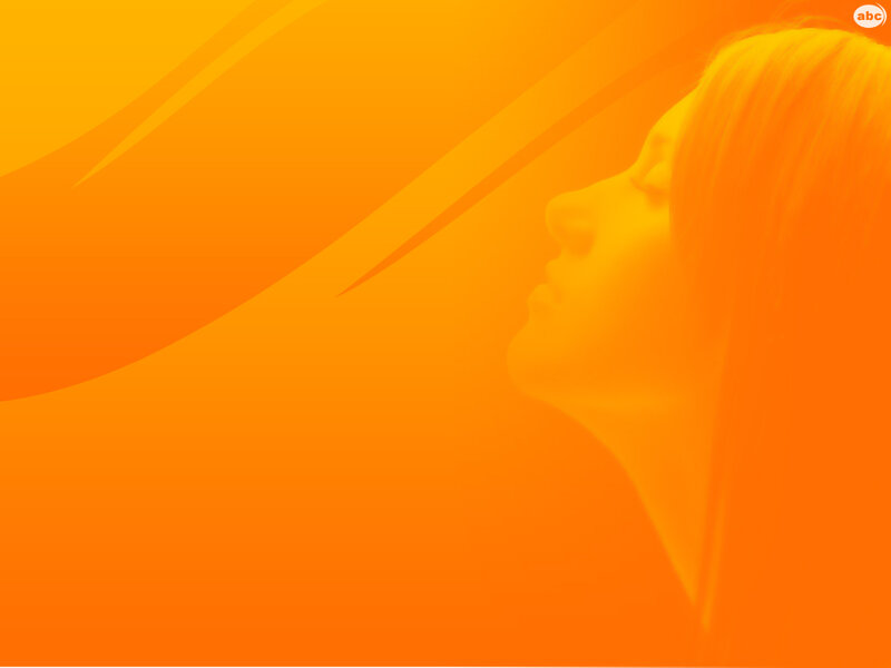 Profile of a Woman — Orange