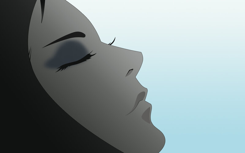 profile of a woman's face