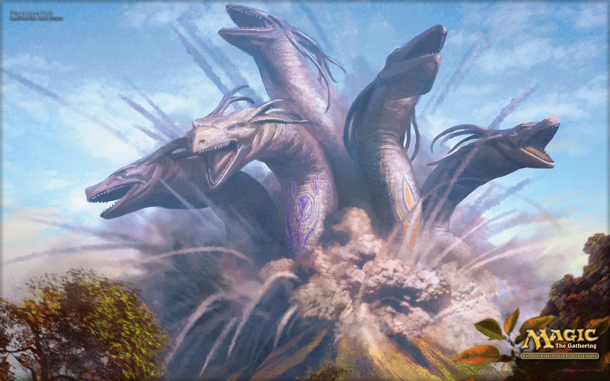 Progenitus emerges from the earth