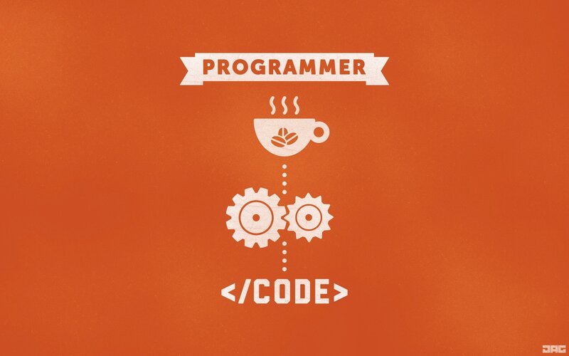 Programmer Coffee Gears