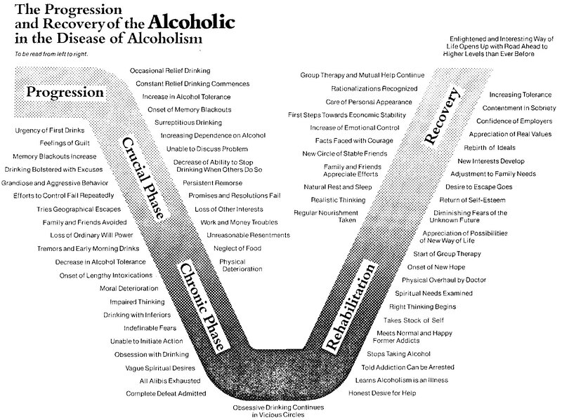 Progression and Recovery of Alcoholism