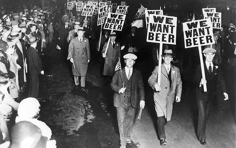 Prohibition protest march
