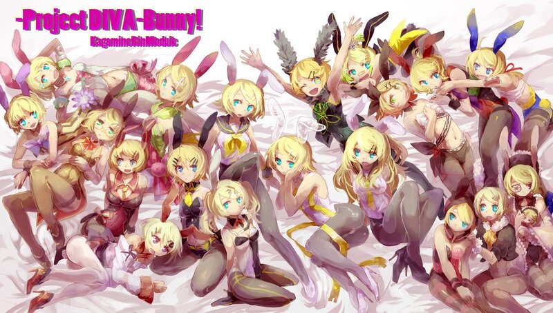 Project DIVA Bunny characters